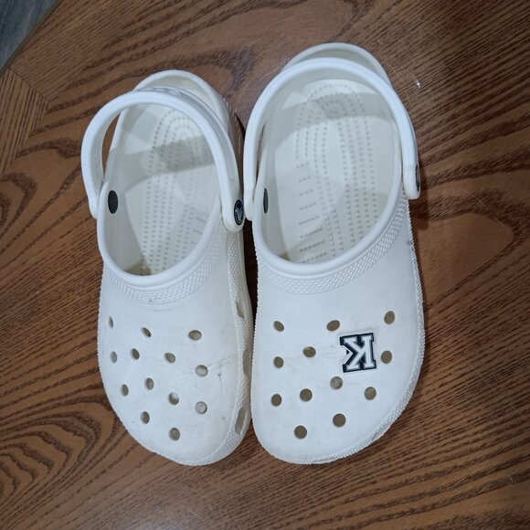 Crocs Shoes - Crocs White Womans Size 6Y fits womans 8